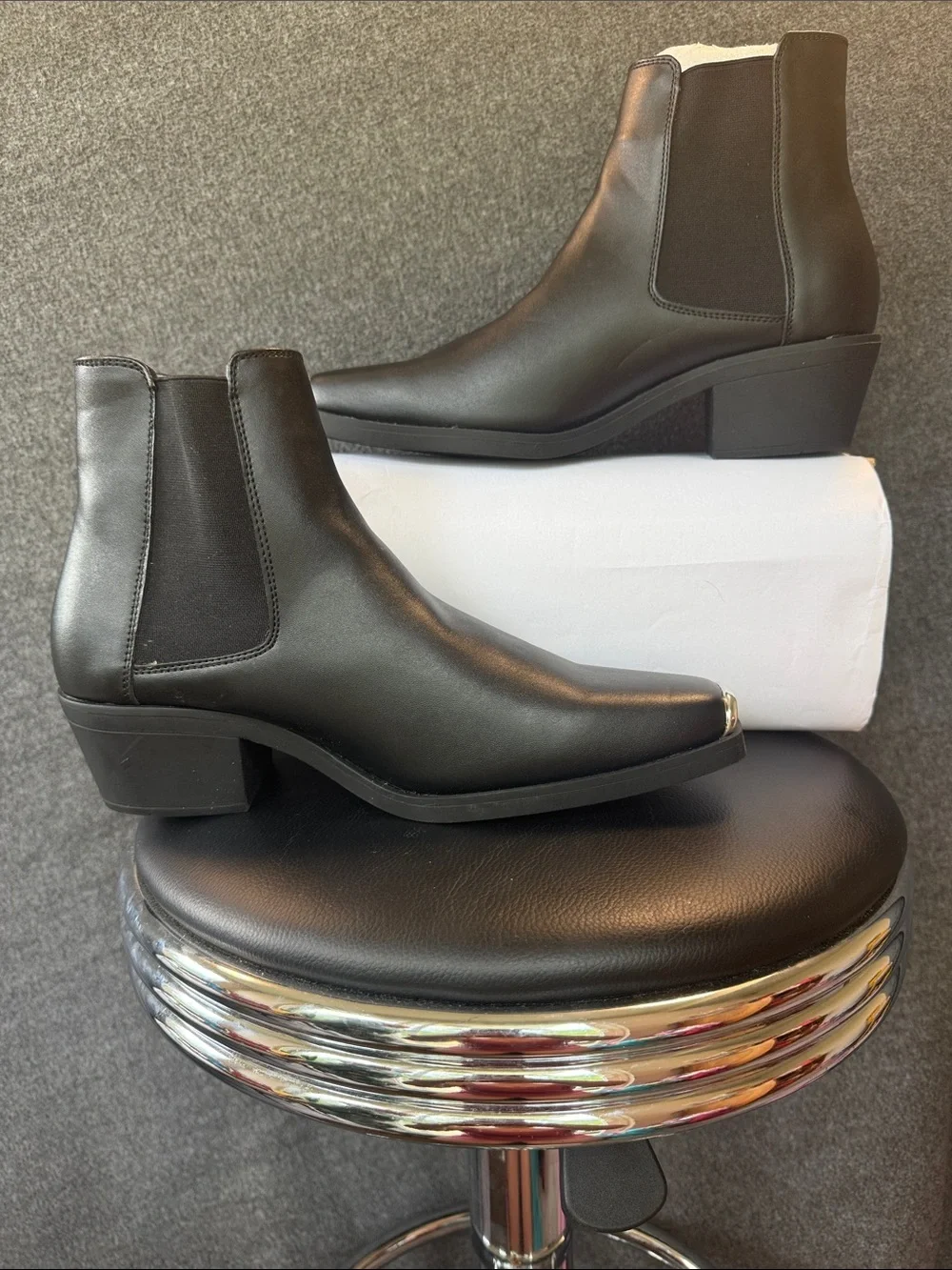 ASOS Black Leather Chukka Chelsea Boots for Men